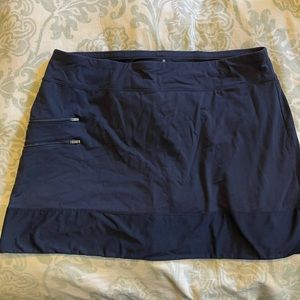 Navy Athleta Golf Skort